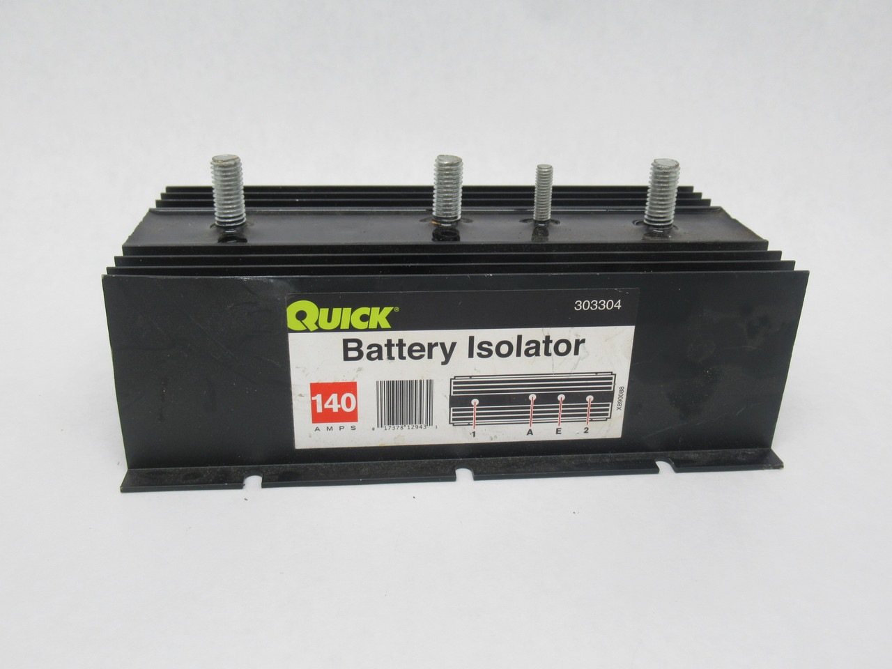 Quick Cable 303304 Battery Isolator 140A 12-36V 4 Stud USED