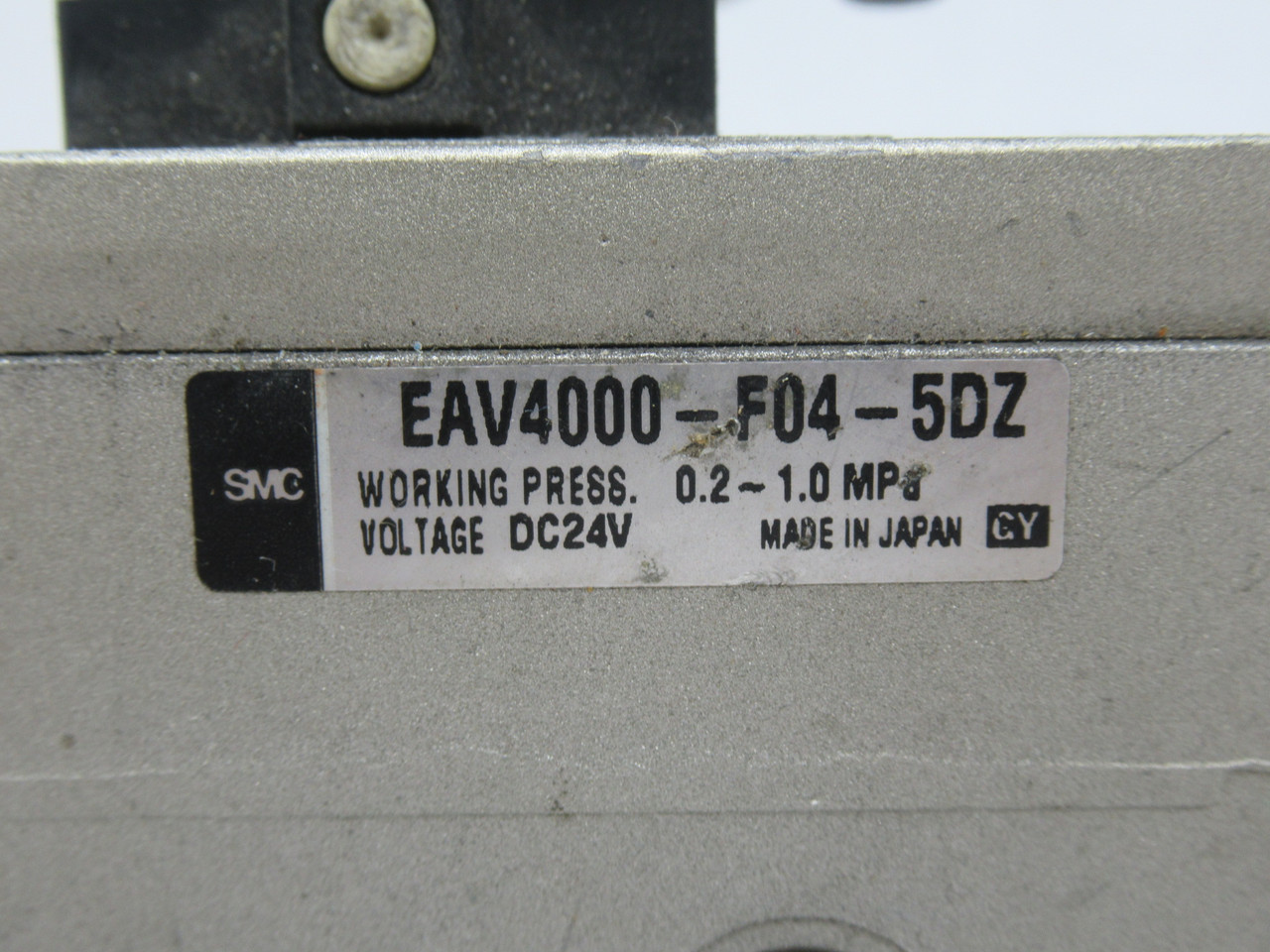 SMC EAV4000-F04-5DZ Soft Start Up Valve 1/2" Port 24VDC 0.2-1MPa USED