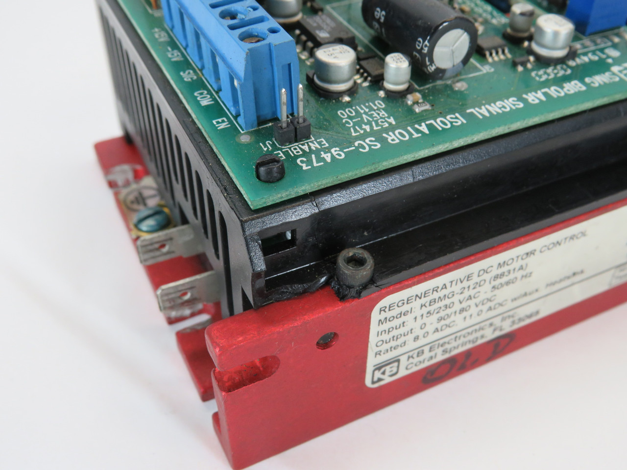 KB Electronics KBMG-212D (8831A) Regenerative DC Motor Control SHELF WEAR USED