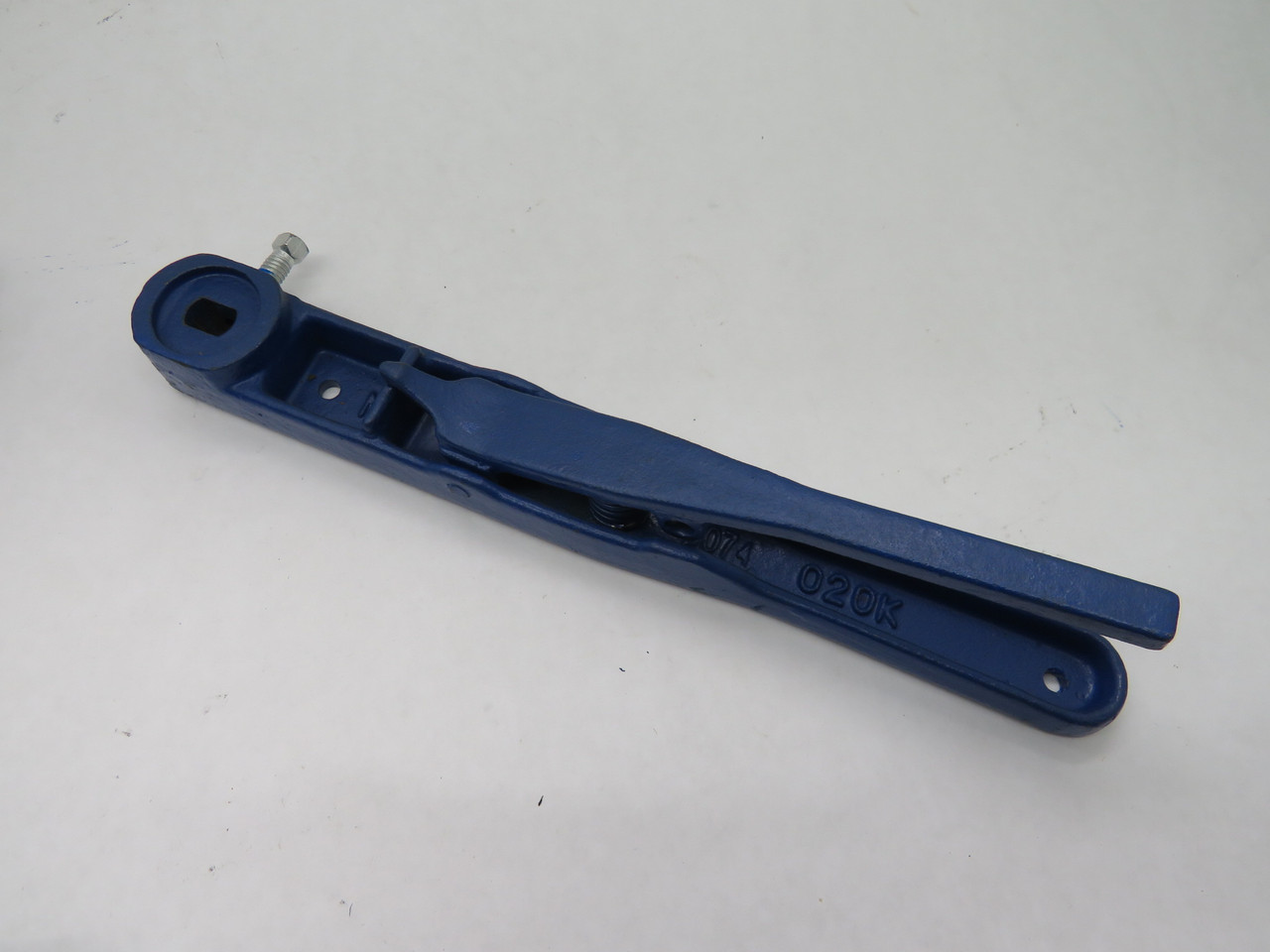 Keystone 020K Metal Blue Butterfly Valve Handle SHELF WEAR NOP