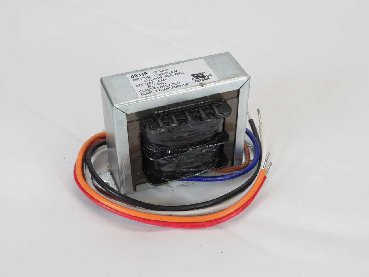 Generic 4031F Transformer 40VA Pri 120/208/240V Sec 24V 50/60Hz BOX DAMAGE NEW