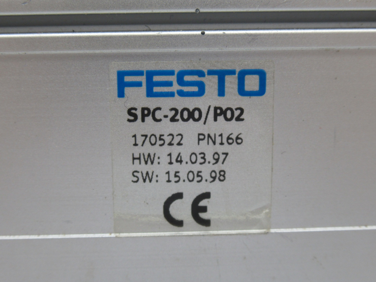 Festo 170522 SPC-200/P02 Axis Controller w/ 4 Function Cards USED
