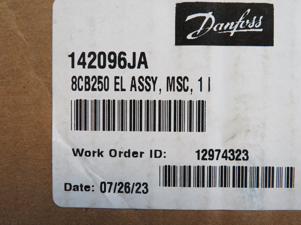 Danfoss 142096JA 8CB250 Clutch Brake Element Assembly NO FITTING NEW