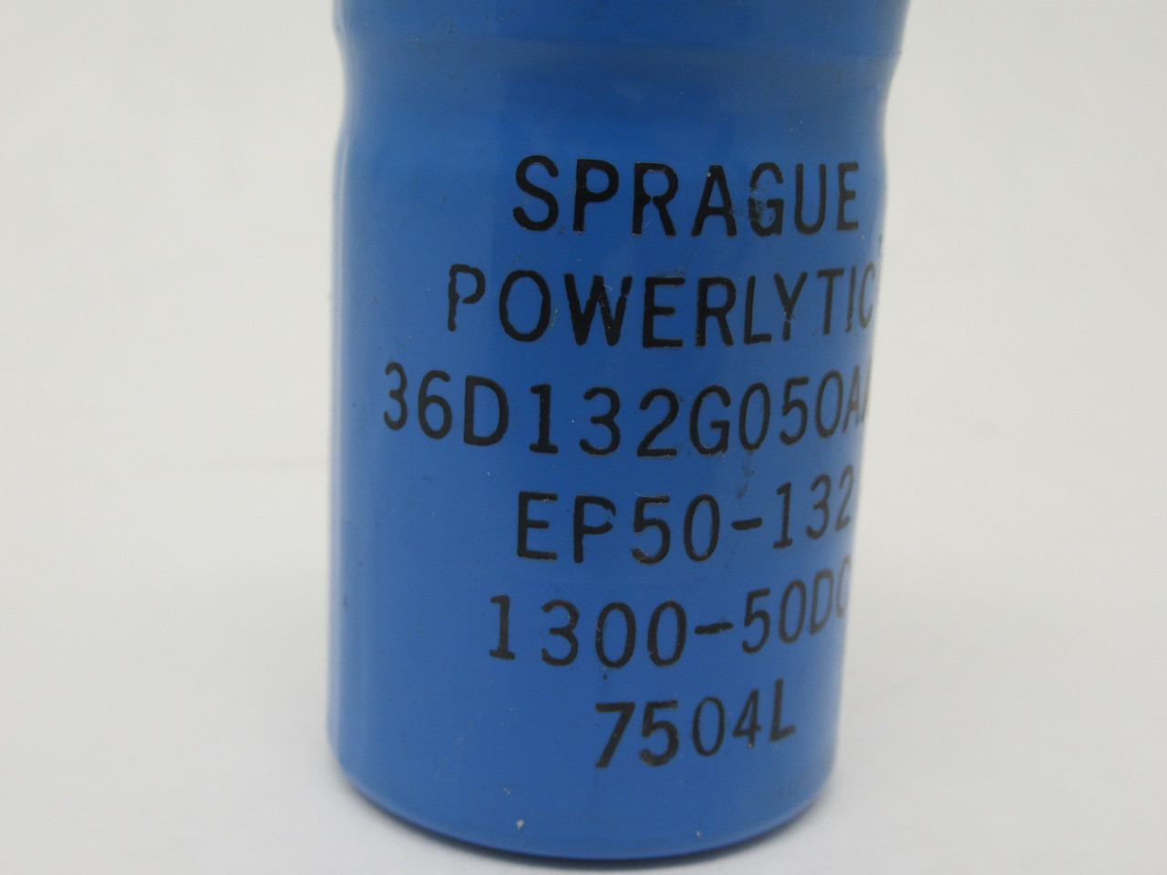 Sprague 36D132G05OAA2A Powerlytic Capacitor 1300uF 50VDC USED
