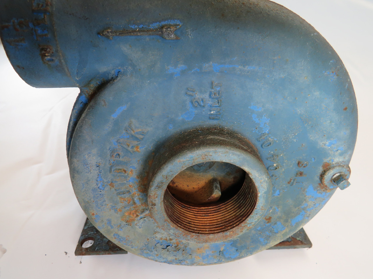 Windsor Pump Centrifugal Pump C/W Leeson Motor 3HP 3450rpm COS DMG/RUST USED