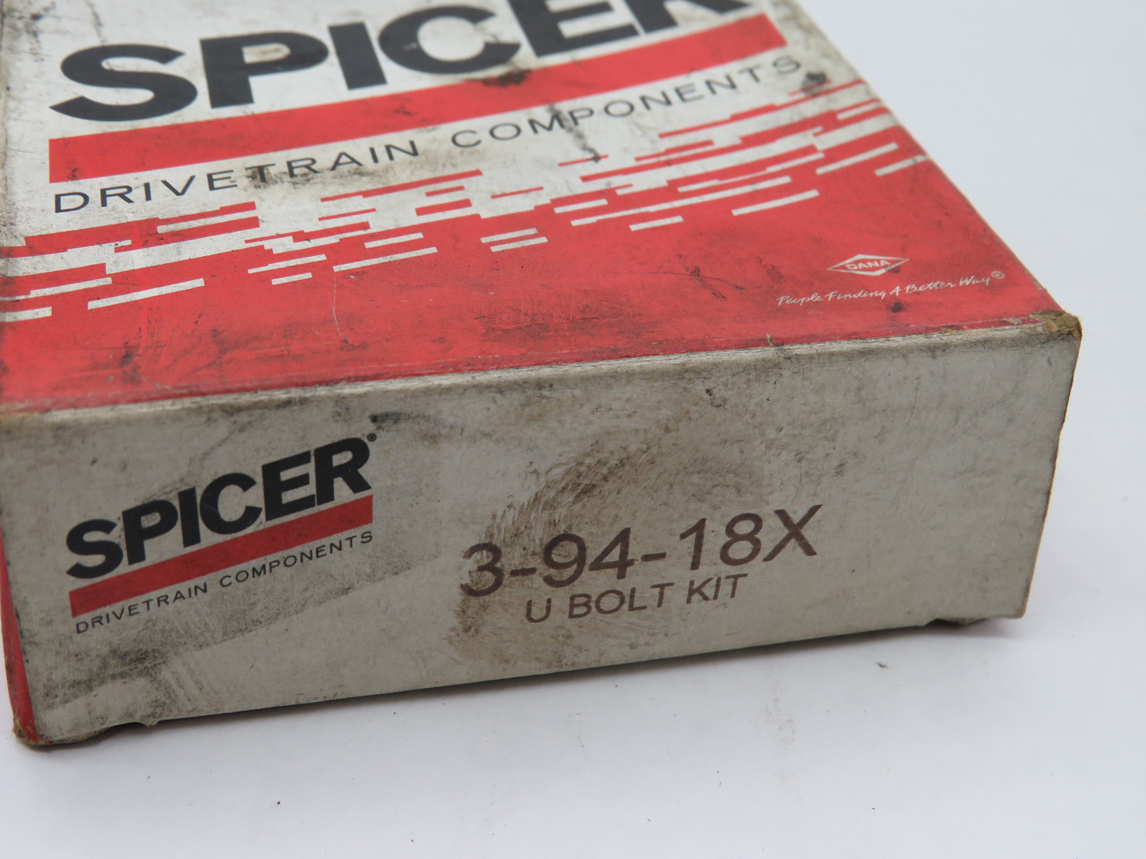 Spicer 3-94-18X Universal Joint U-Bolt Kit BOX DAMAGE/DIRT NEW