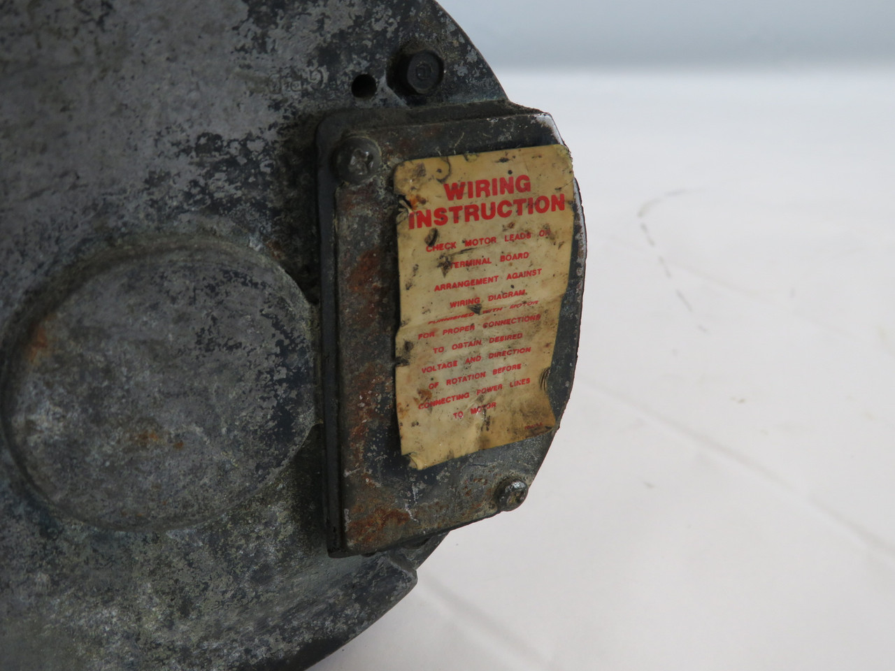 Leeson 1/2HP 1725/1425RPM 575V D56 TN 3Ph 0.80/0.88 FLA SHELF WEAR USED