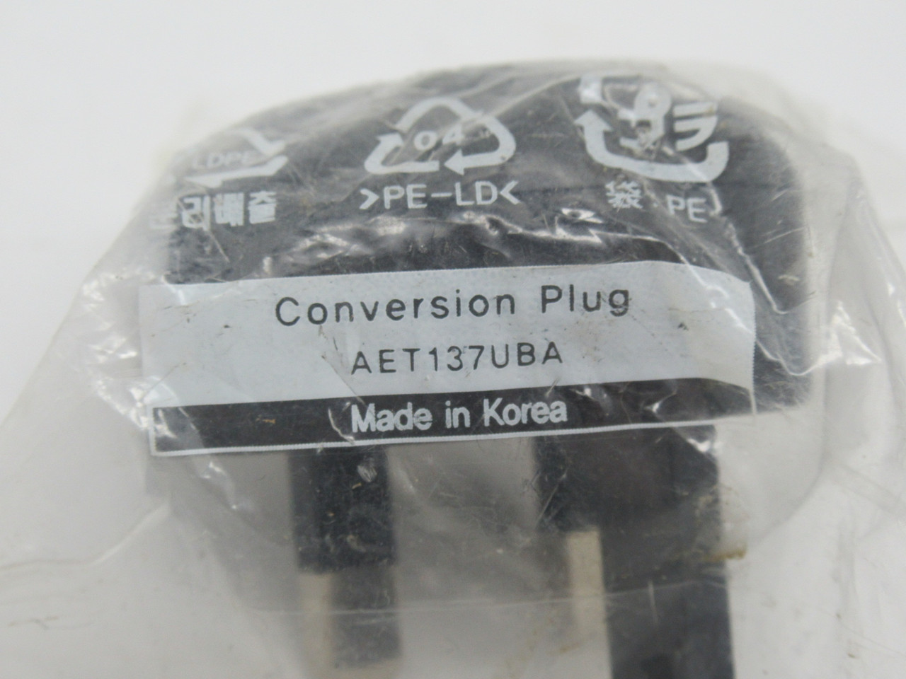 Samsung AET137UBA Three Prong Conversion Plug NWB