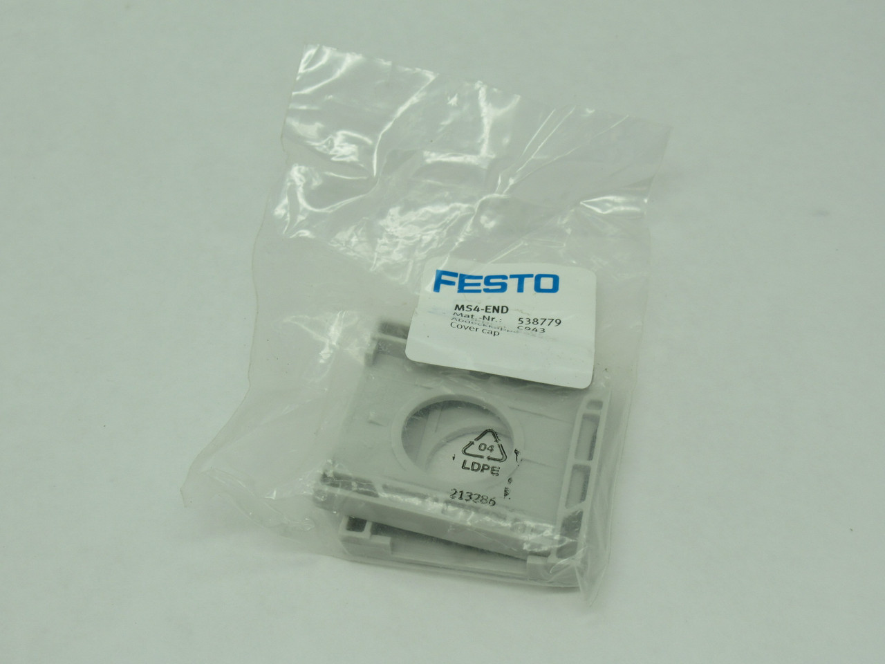Festo 538779 MS4-END Cover Cap Size 4 NWB