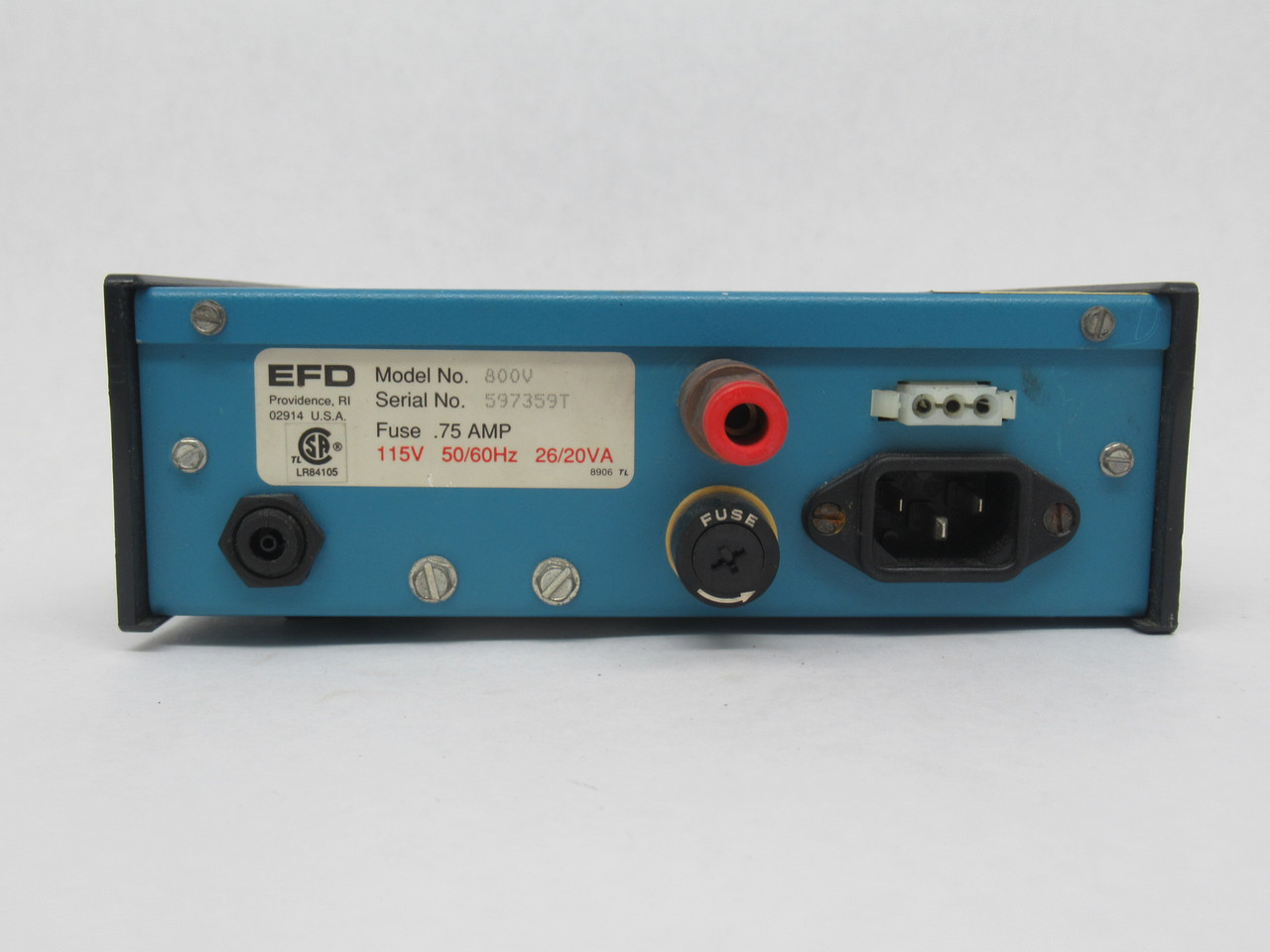 EFD 800V Precision Fluid Dispenser 115V 50/60Hz 0.75A 26/20VA USED