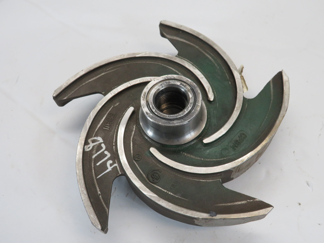 Goulds 100-161-1203 Vane Impeller 2x3-8 CF8M 53811 USED