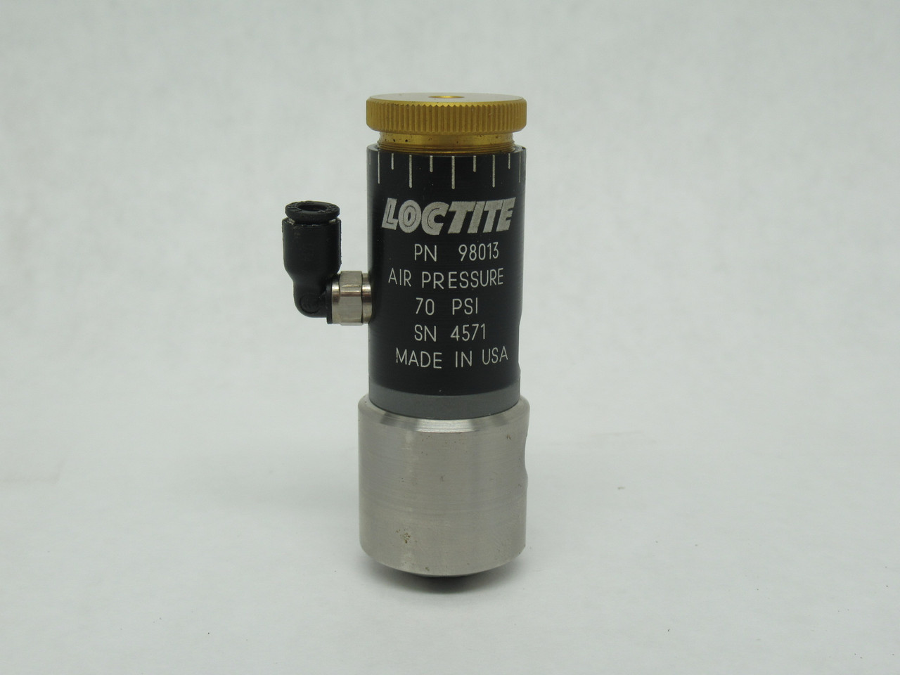 Loctite 98013 Cyanoacrylate Adhesive Valve 1/8" NPT MISSING PIECE USED