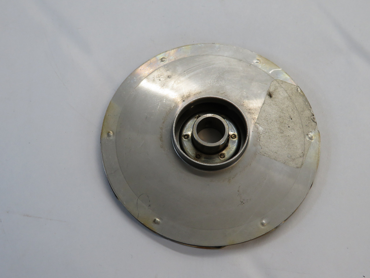 Generic Pump Impeller 3-3/4"TD 6 Vane 7/16"ID 1-1/8"MH RUST/WEAR USED