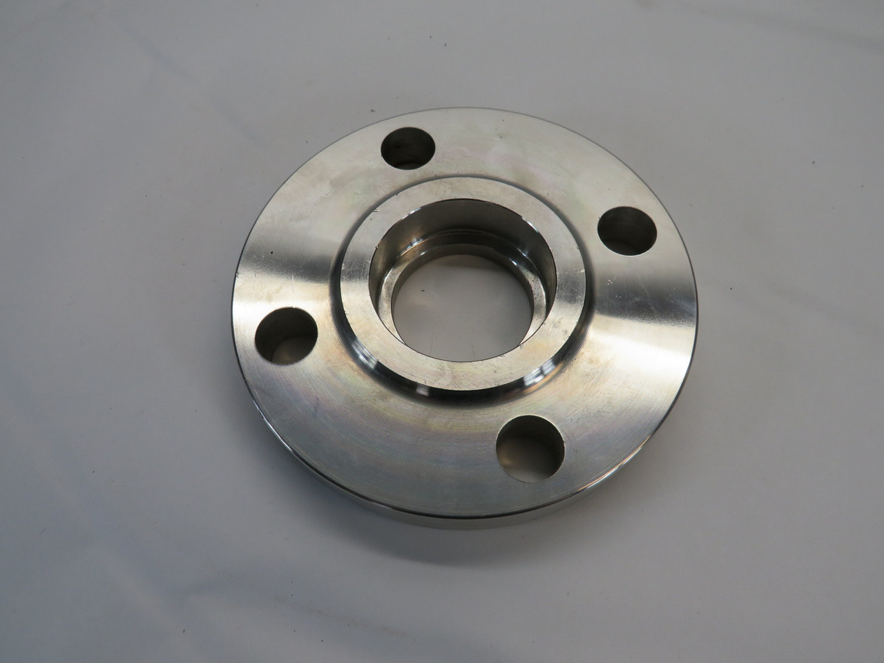 Viraj 99568 Stainless Steel Flange 4 Bolt 1-1/2"ID 5"OD SHELF WEAR NOP