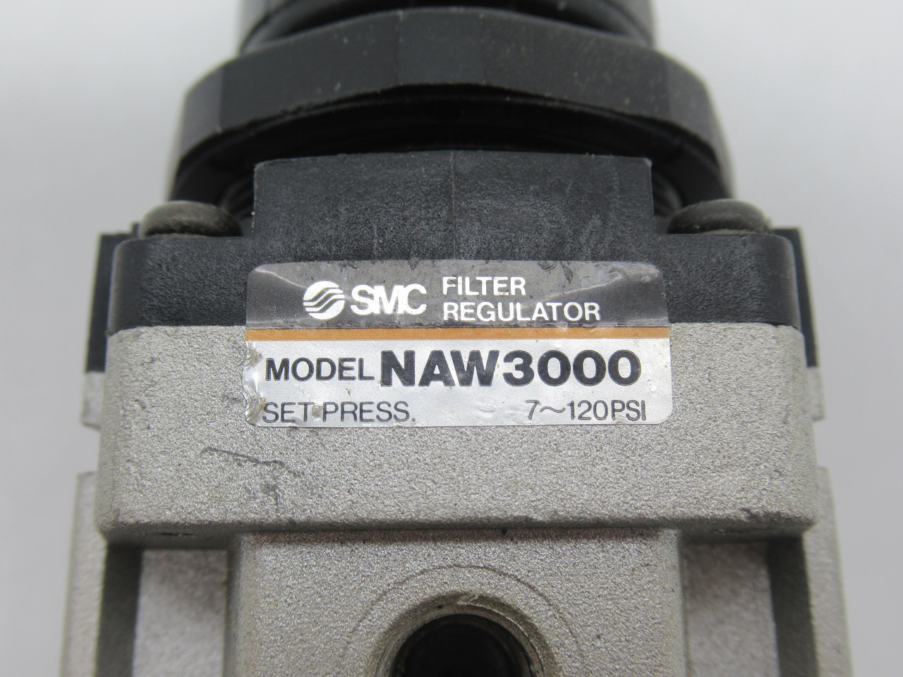 SMC NAW3000 Air Filter Regulator 1/4" Port 7-120psi USED