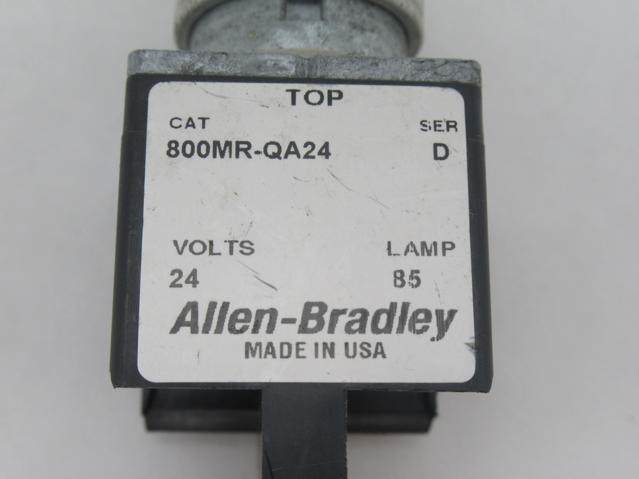 Allen-Bradley 800MR-QA24B Illuminated Push Button 24V Blue OPERATOR ONLY USED