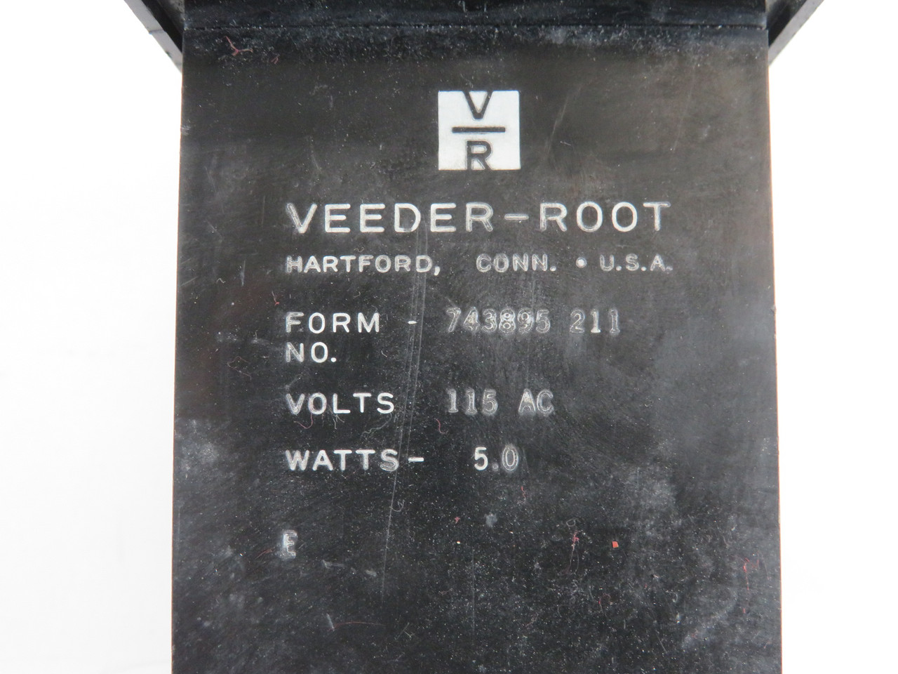 Veeder-Root 743895-211 5-Digit Analog Counter 115VAC 5.0W USED