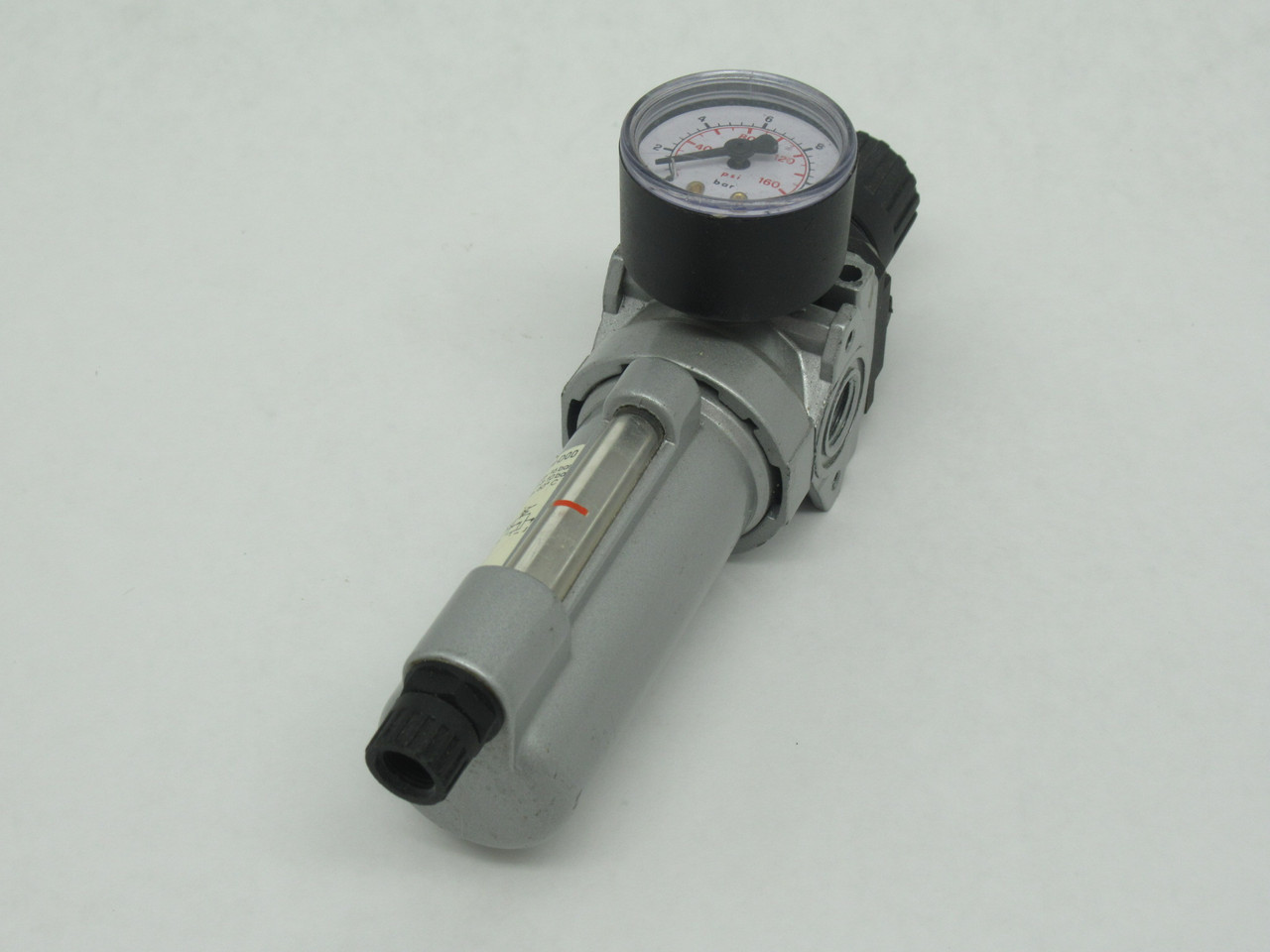 Camozzi C104-D00 Filter Regulator w/ Pressure Gauge Series C G1/4 0.5-10bar USED