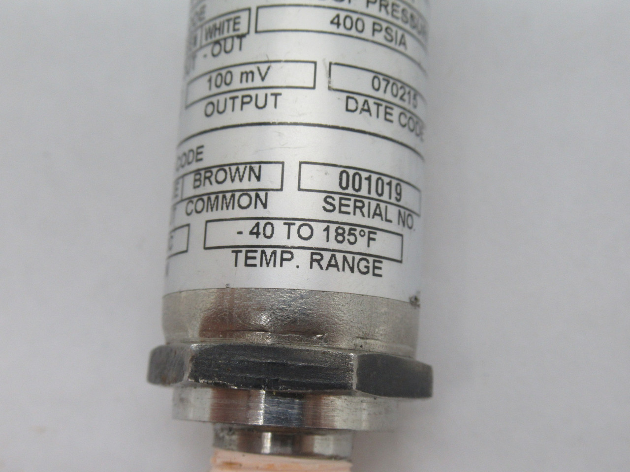 Barksdale 422H2-06-A-Q31 Pressure Transducer 100mV Output 0-200 psia Range USED