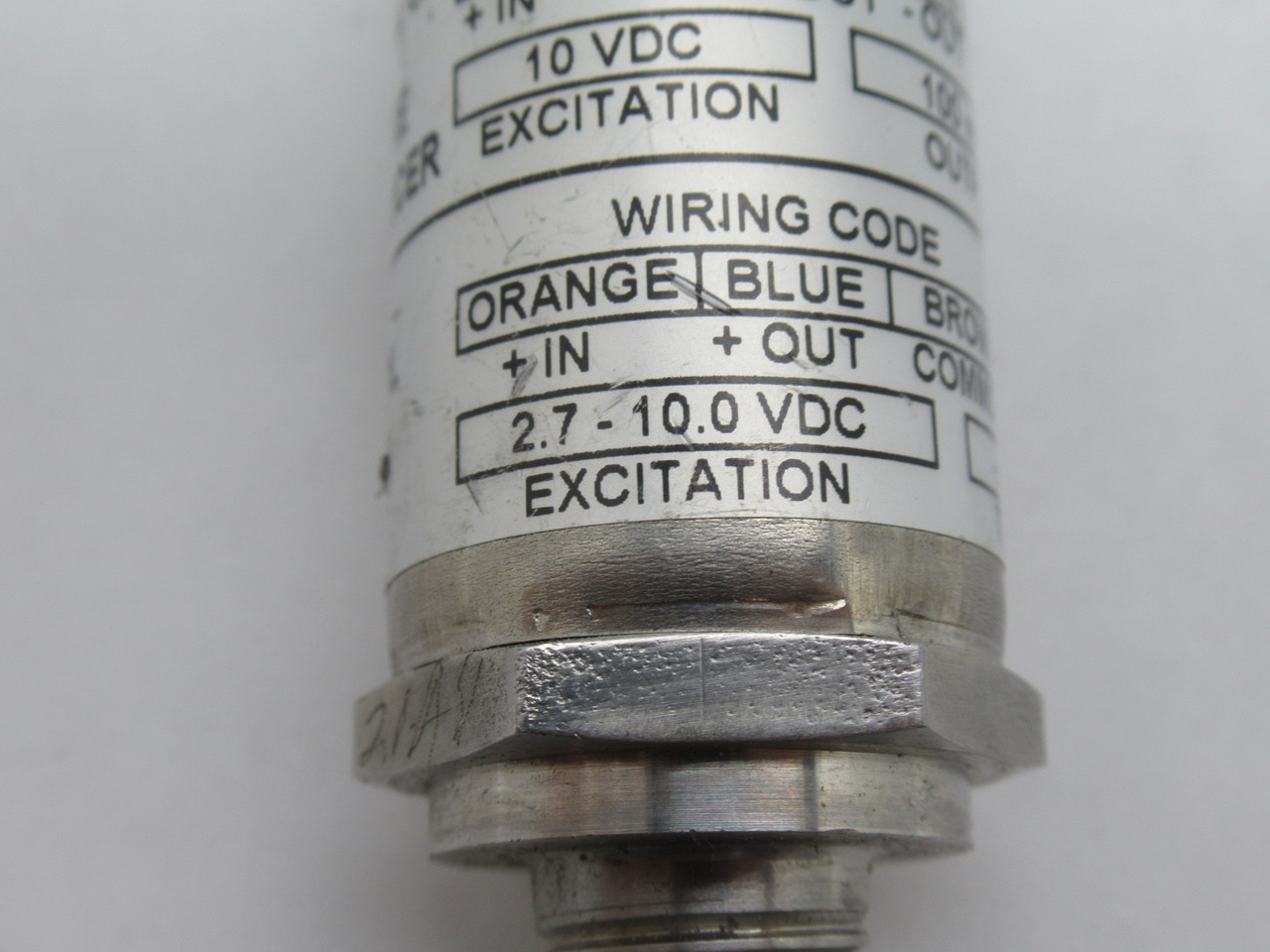 Barksdale 422H2-21-A-Q31 Pressure Transducer 100mV Output 0-30 psia Range USED