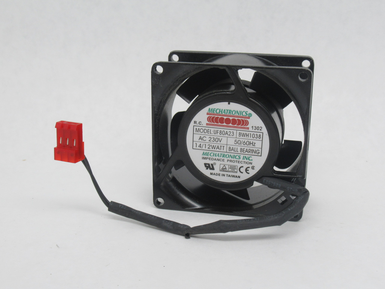 Mechatronics UF80A23-BWH1038 Axial Fan 230VAC 50/60Hz 14/12W USED
