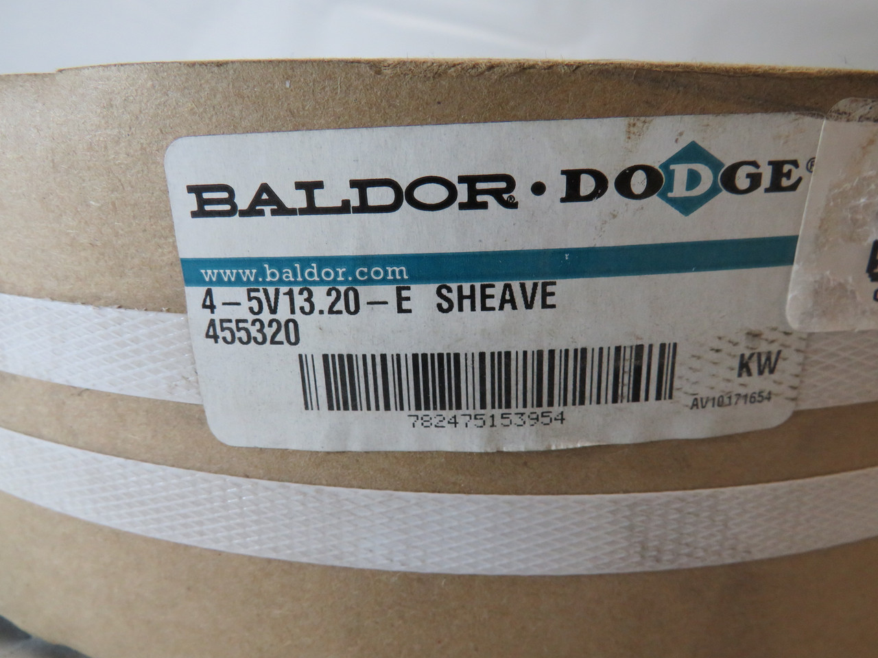 Dodge 4-5V13.20-E Sheave 7/8"-3-1/2"ID E Bushing 4 Groove 13.20"OD RUST NOP