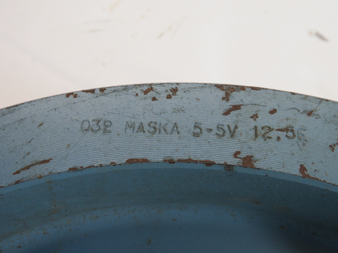 Maska 5-5V12.5E Sheave 7/8-3-1/2"ID E Bushing 5 Groove 12.5"OD 5V Belt RUST USED