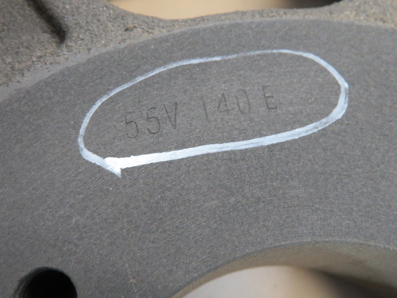 Martin 55V1400E Sheave 1"-3.5"ID E Bushing 5 Groove 14"OD 5V Belt WRITING NOP