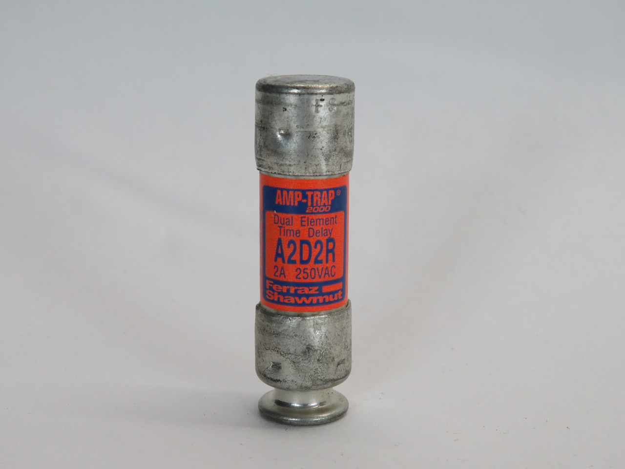 Ferraz Shawmut Amp-Trap A2D2R Dual-Element Time-Delay Fuse 2A 250V USED