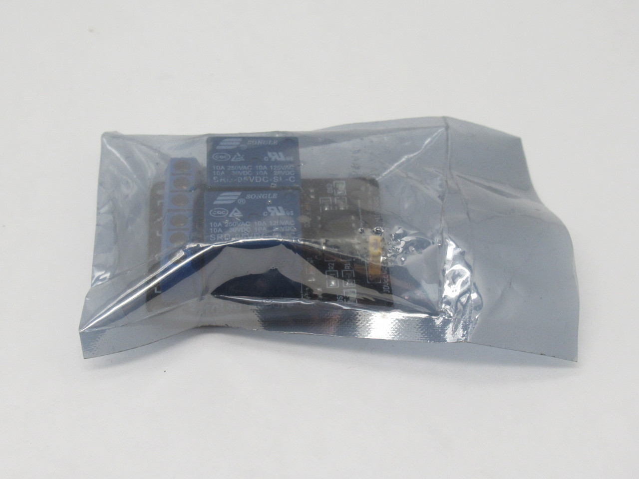 Carobot 1222-PRT 2-Channel Relay Module 5V 10A *RIPPED BAG* NWB