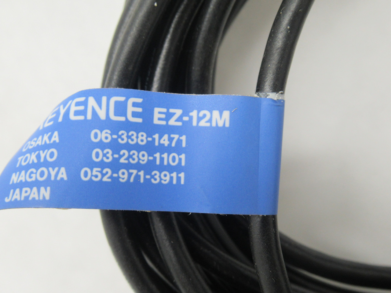 Keyence EZ-12M Proximity Switch 12-24VDC 2.5mm Range 13mA 2m Cable NOP
