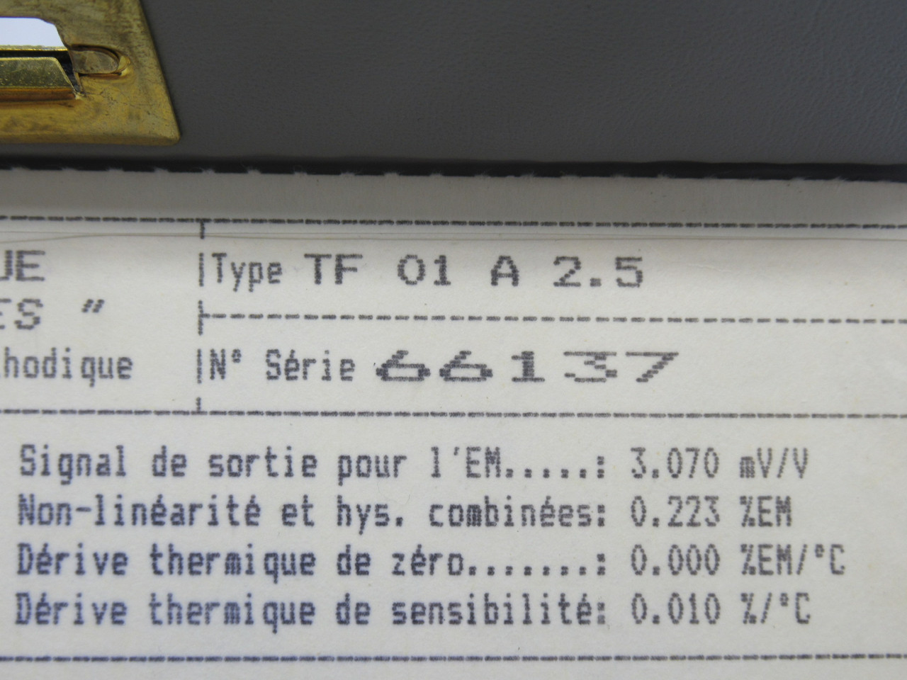 Sedeme TF01A2.5 Pressure Transducer 2.5bar 10V NEW