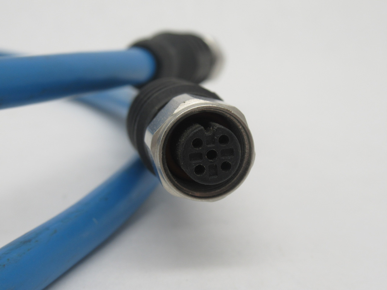 Turck RKCV-RKCV-FBY49BU-1.5M/5D Field Bus Cable M12 Female to Female 1.5m L USED