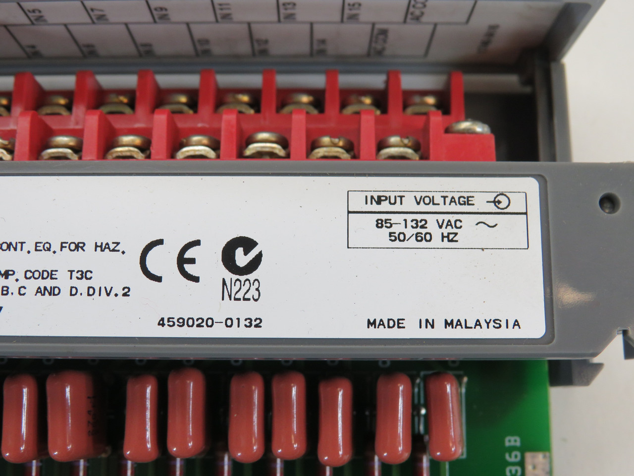 Allen-Bradley 1746-IA16 Series D Input Module 85-132V 50/60Hz USED