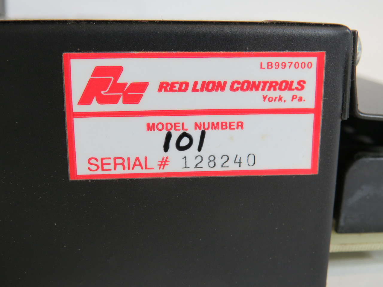 Red Lion 101 4-Digit DitakII Digital Tachometer Model DT11-A USED