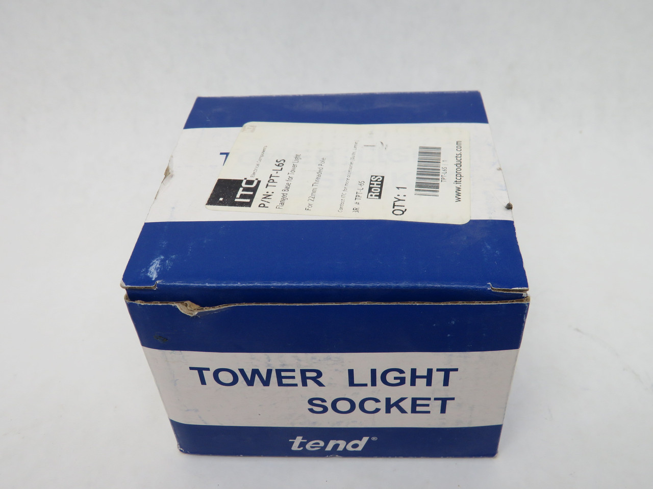 Tend TPTL6-S Beige Tower Light Socket 22mm Threaded Pole NEW
