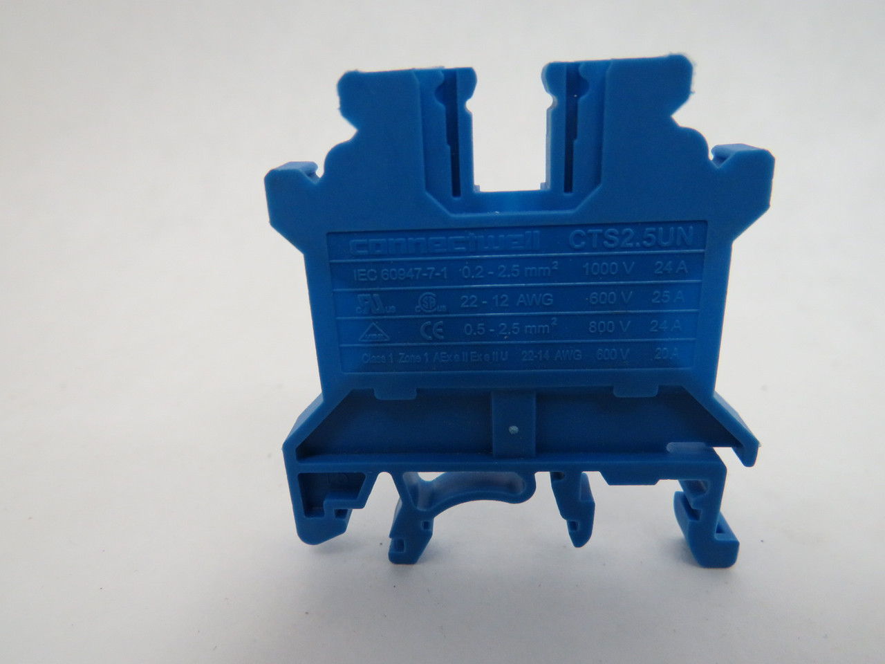 Connectwell CTS2.5UN/BU Blue Terminal Block 1000V 24A 22-12AWG Lot of 31 NEW