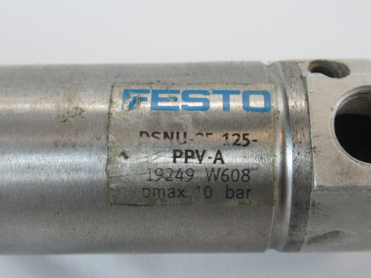 Festo 19249 DSNU-25-125-PPV-A ISO Air Cylinder 25mm Bore 125mm Stroke USED