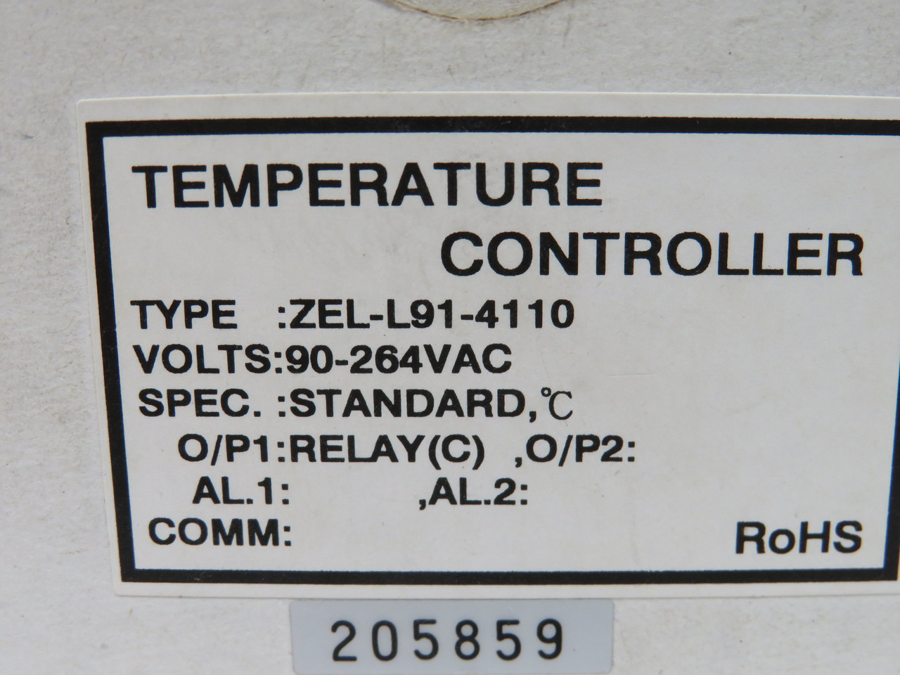 Zesta ZEL-L91-4110 Digital Temperature Controller 90-264VAC WRITING ON BOX NEW