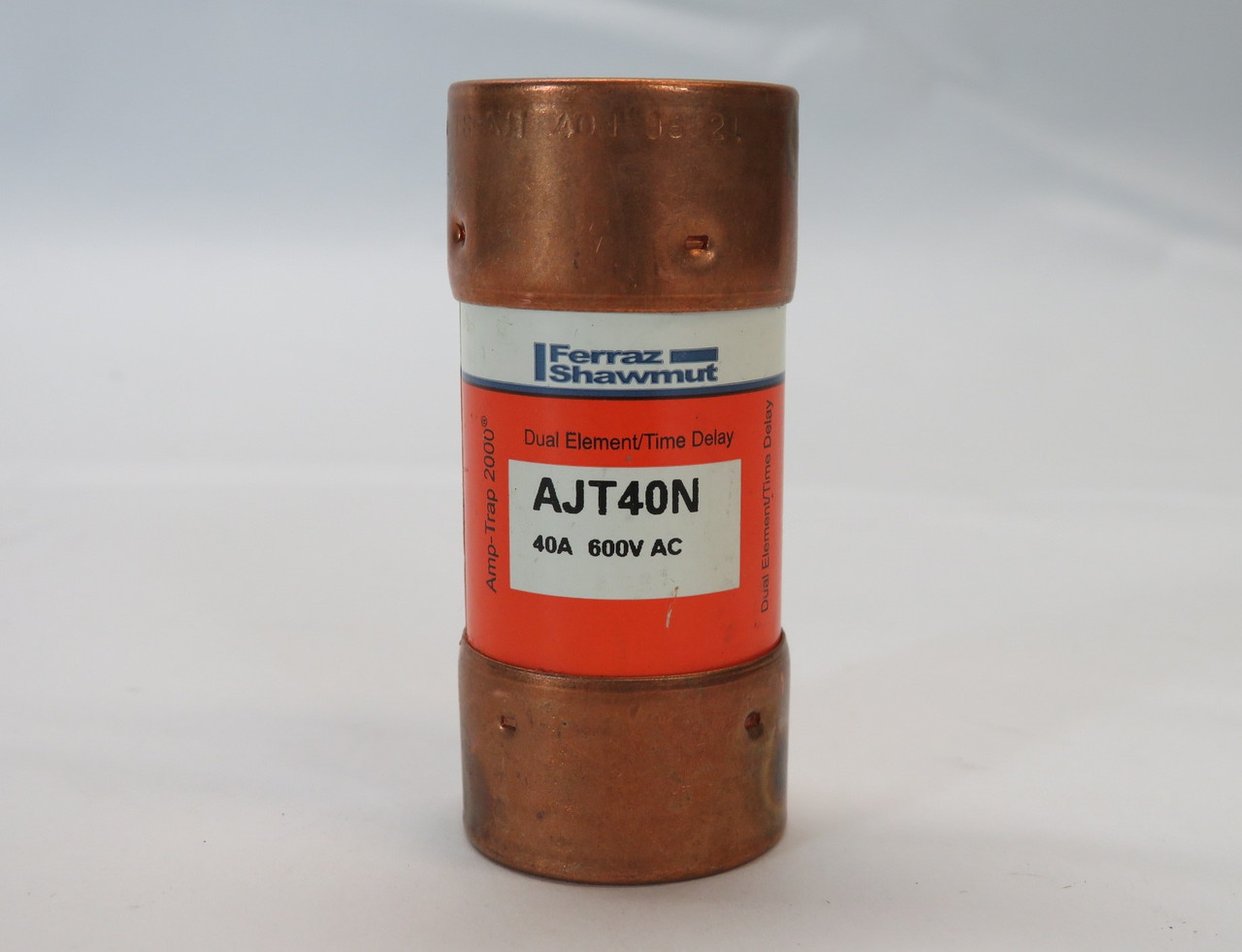 Mersen AJT40N Dual-Element Time-Delay Fuse 40A 600VAC USED