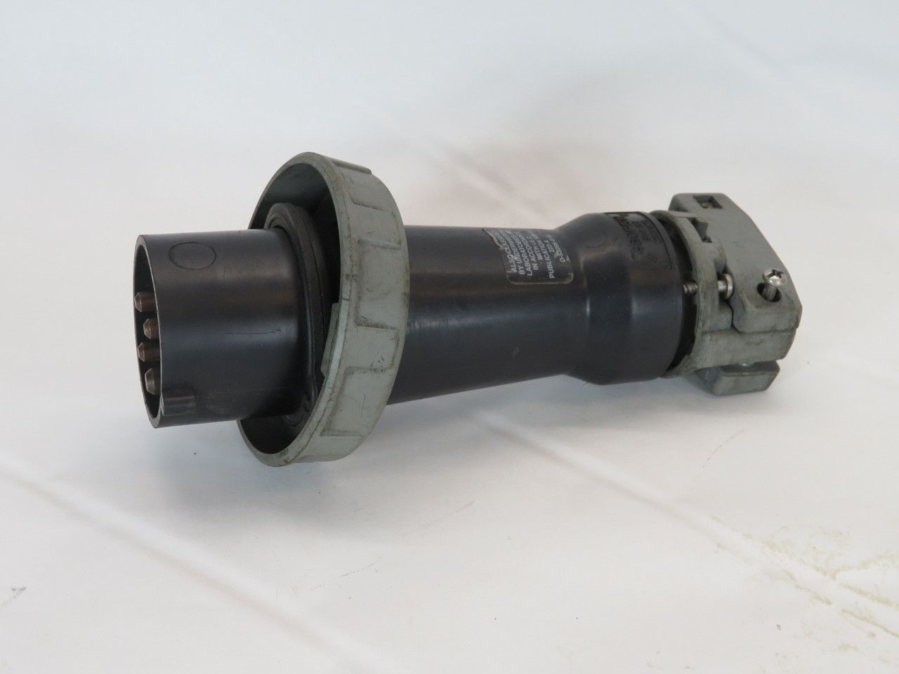 Hubbell 430P5W Male Heavy Duty Plug 30A 600VAC 4W 3P USED