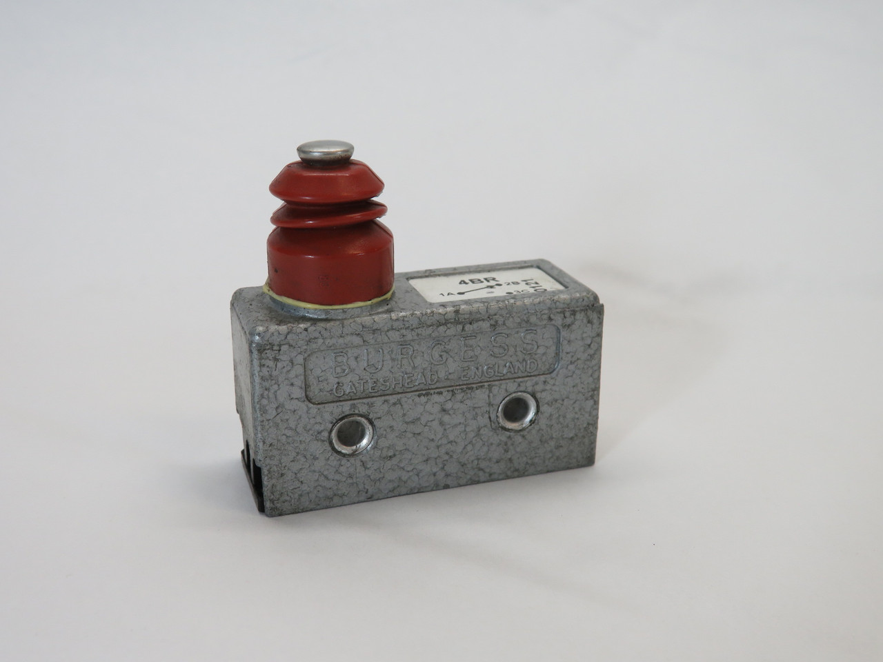Burgess 4BR Snap Action Limit Switch 10A@125V 5A@250V 3A@460V 2A@600V USED