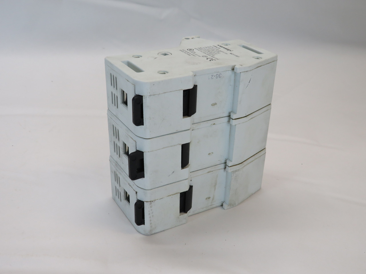 Mersen US6J3I Modular Fuse Holder 60A 600VAC/DC 3-Pole USED