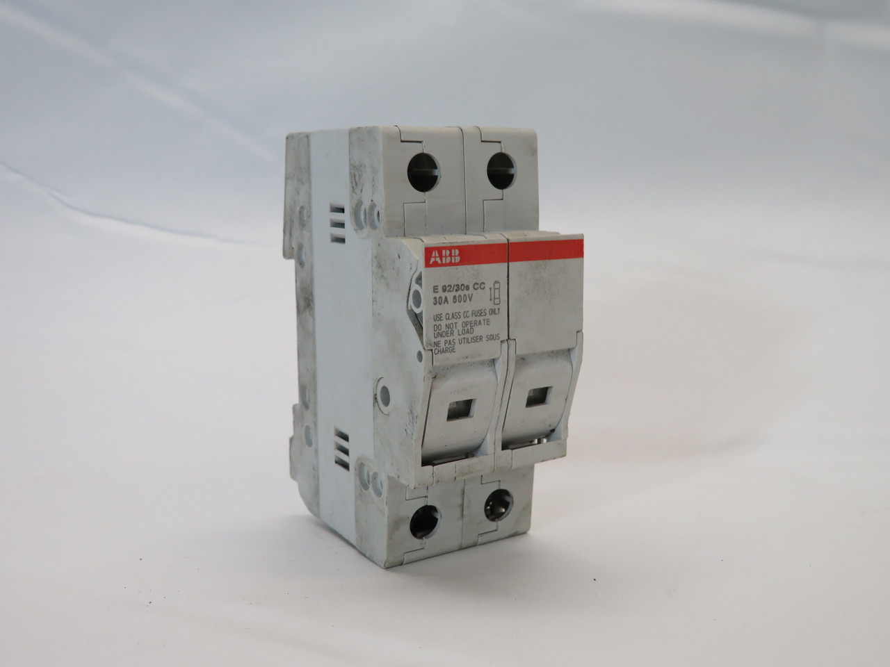 ABB E 92/30s CC Fuse Holder 30A 600V 2-Pole USED