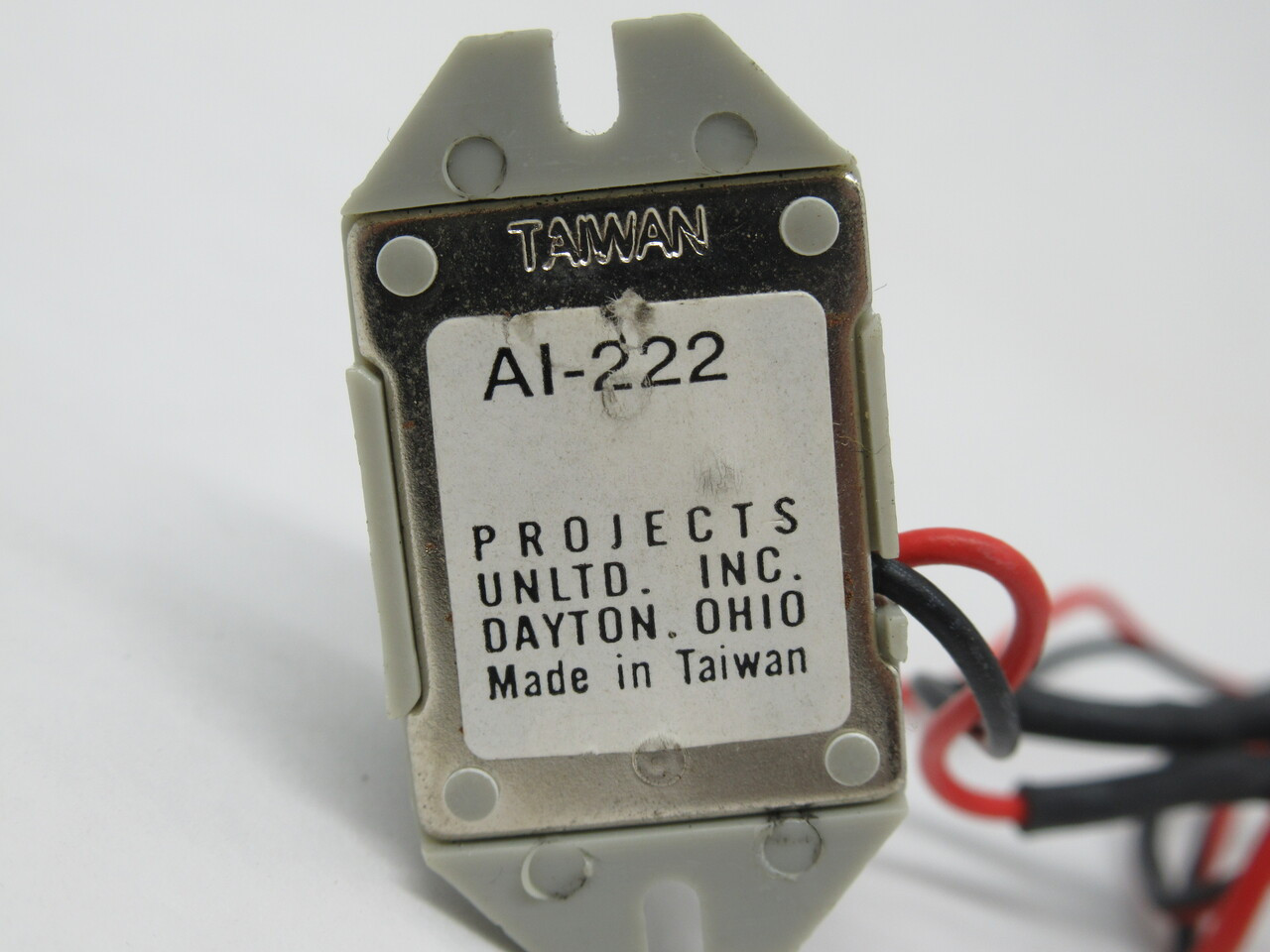 Projects Unlimited Inc. AI-222 Mini Buzzer 8-16VDC 15-30mA 76dB 400Hz USED