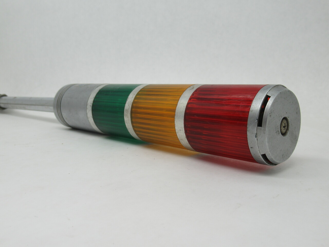 Sasaki ST-V Patlite Stack Signal Tower RED/AMBER/GREEN 24VAC/DC 9" Cable USED