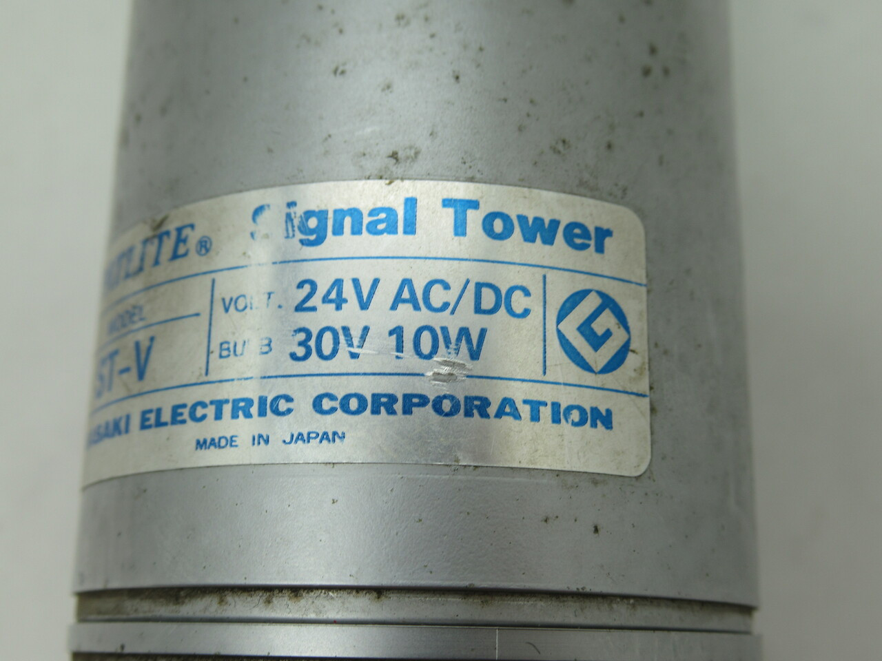 Sasaki ST-V Patlite Stack Signal Tower RED/AMBER/GREEN 24VAC/DC 9" Cable USED