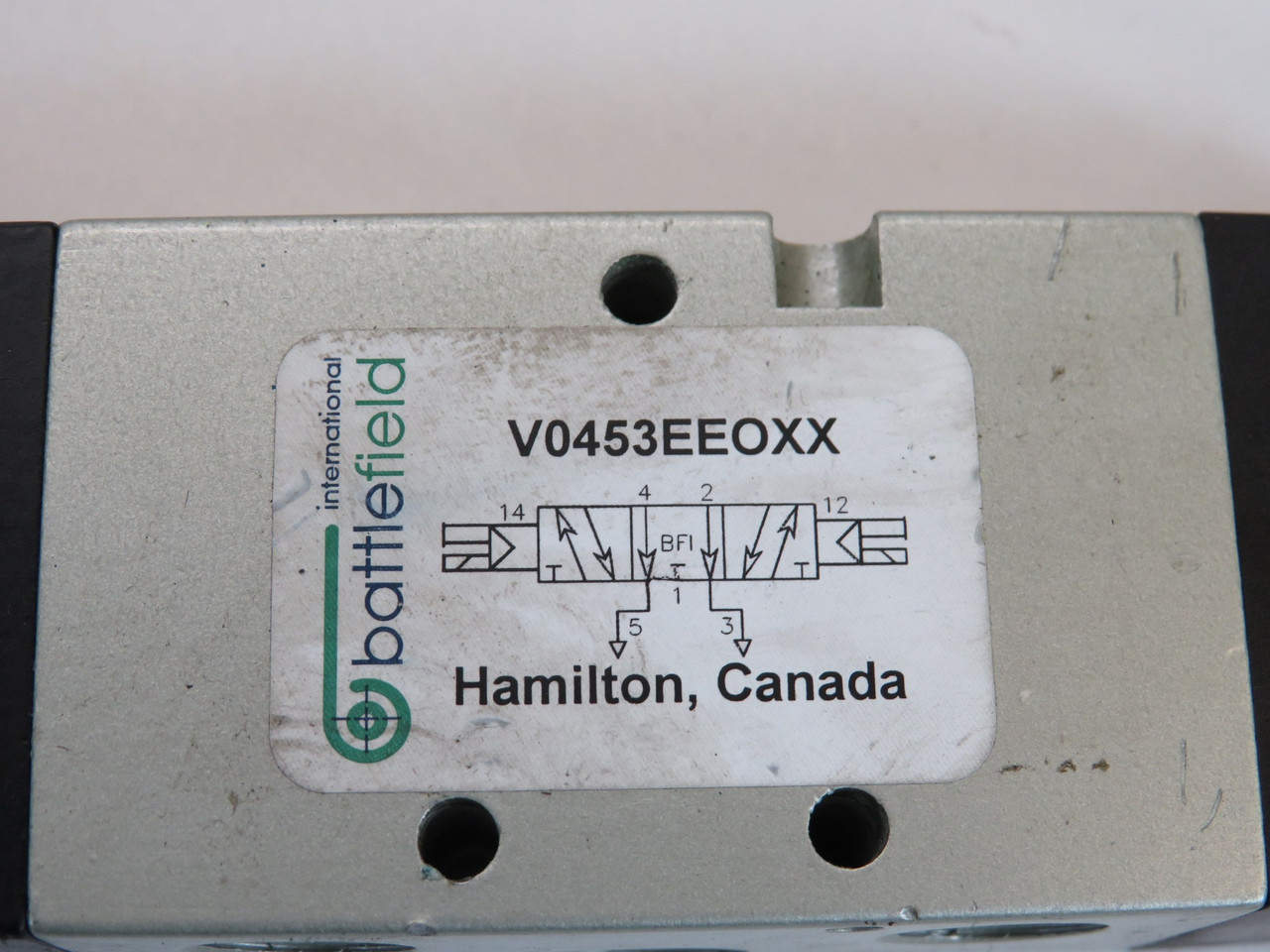 Battlefield International V0453EEOXX Solenoid Valve 110V SHELF WEAR NOP