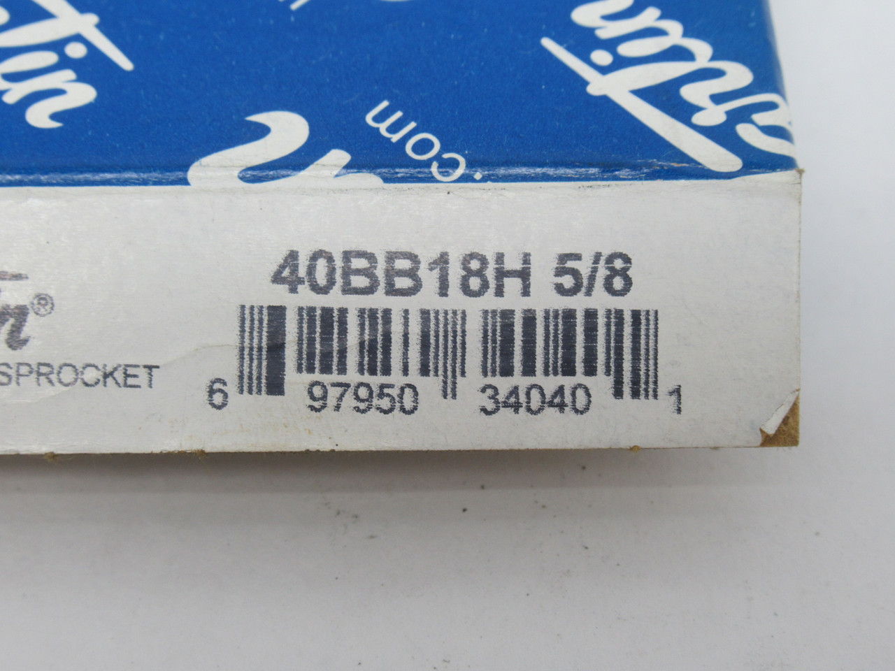 Martin 40BB18H-5/8 Ball Bearing Idler Sprocket 5/8" Bore 18 Teeth 40 Chain NEW