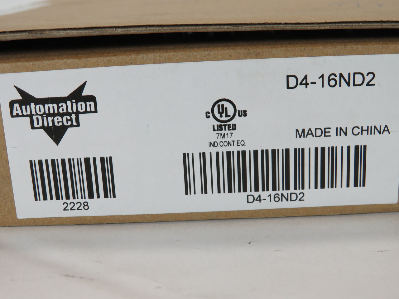 Automation Direct D4-16ND2 Discrete Input Module 12-24VDC 16 Input WRITING NEW